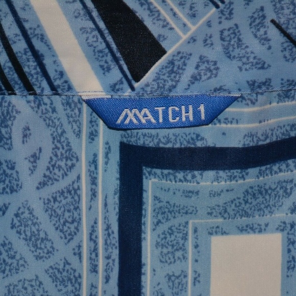 MATCH 1  Men's Hawaiian-Style Geometric Size XXL - Picture 8 of 8